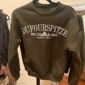 Super soft green sweatshirt